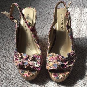 Floral Madden Girl Wedges